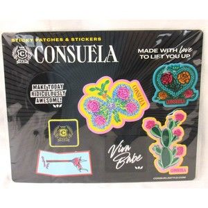 Consuela Sticker Board Set  No. 16 Sticky Patches And Stickers NEW
